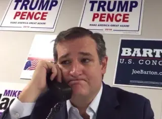 Carte meme Sad Ted Cruz, rareté commune