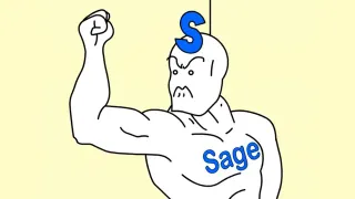 Sage meme card, epic rarity