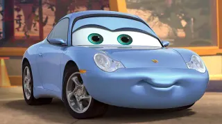 Sally Carrera (Cars) / Cussy meme card, common rarity