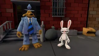 Sam & Max meme card, common rarity