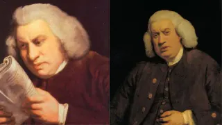 Samuel Johnson Reading meme card, common rarity