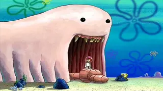 Sandy VS Alaskan Bull Worm meme card, common rarity