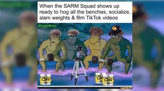 SARM Goblin meme card, common rarity