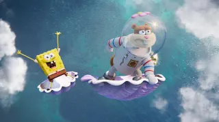 Saving Bikini Bottom: The Sandy Cheeks Movie meme card, common rarity