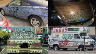 Schizophrenia Rides / Schizo Whips meme card, common rarity