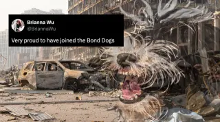 Carte meme School Bond Dogs, rareté commune