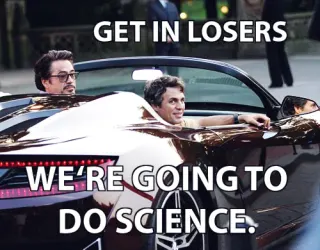 Science Bros meme card, common rarity