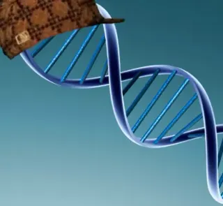 Scumbag DNA meme card, rare rarity