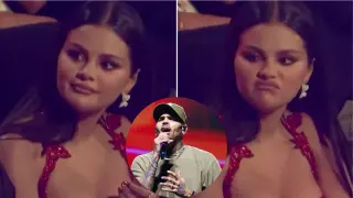 Selena Gomez's Reaction To Chris Brown's VMAs meme card, common rarity