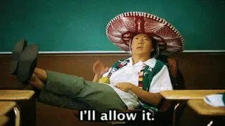 Senor Chang's "I'll Allow It" meme card, rare rarity