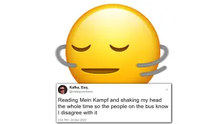 Shaking My Head the Whole Time meme card, common rarity