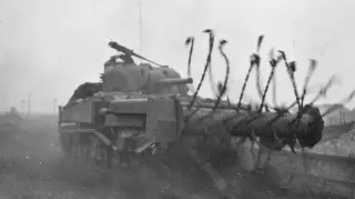 Sherman Crab Tank meme card, common rarity