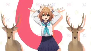 Shikanoko Nokonoko Koshitantan Opening Edits meme card, common rarity