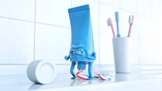 Shitting Toothpaste / Pooping Toothpaste meme card, rare rarity