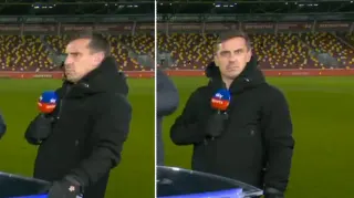 Shocked Gary Neville meme card, common rarity