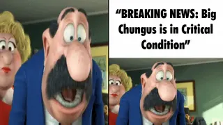 Shocked Supervisor Vicente/"BREAKING NEWS: Big Chungus is in Critical Condition" meme card, common rarity