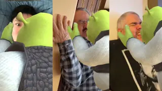 Shrek Is Love Filter / Shrek Kissing Filter meme card, common rarity