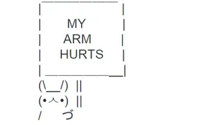 Sign Bunny meme card, rare rarity
