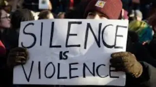 Silence Is Violence meme card, common rarity
