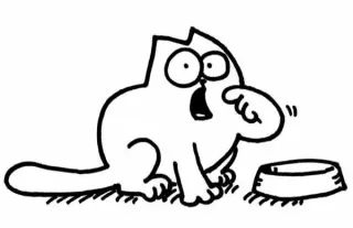 Simon's Cat meme card, common rarity