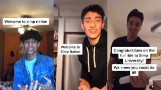 Simp Nation meme card, common rarity