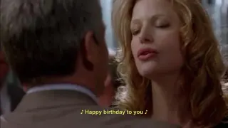 Skyler Singing "Happy Birthday Mr. President" to Ted meme card, common rarity