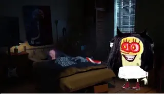 Sleep Paralysis Demon meme card, common rarity