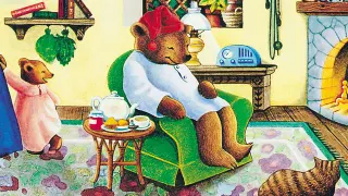 Sleepytime Tea Bear meme card, common rarity