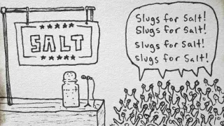 Slugs for Salt meme card, common rarity