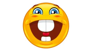 Smiling Buck Tooth Emoji meme card, rare rarity