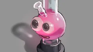Carte meme ’Smiling Friends’ Bongs Replacing ’Rick and Morty’ Bongs, rareté commune