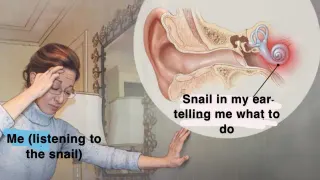 Snail in My Ear Telling Me meme card, common rarity