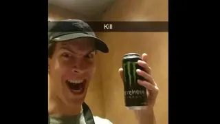 Snapchat Kill Guy meme card, rare rarity