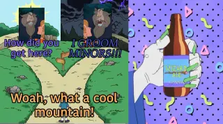So This Is Where Major Cloog Lives— I Groom MINORS meme card, common rarity