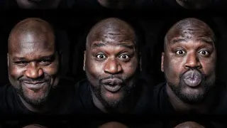 Soda Shaq Facial Expressions / Shaq Faces meme card, common rarity