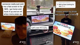 Someone Just Sold Me an Arby's Menu TikToks meme card, common rarity