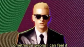 Something's Wrong I Can Feel It meme card, rare rarity