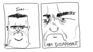 Son, I Am Disappoint meme card, legendary rarity