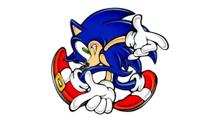 Sonic Adventure Pose meme card, rare rarity