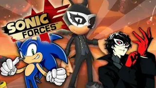 Carte meme Sonic Forces Persona 5 Costume, rareté commune