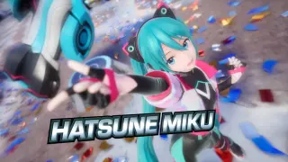 Sonic Racing: CrossWorlds Hatsune Miku Crossover meme card, common rarity