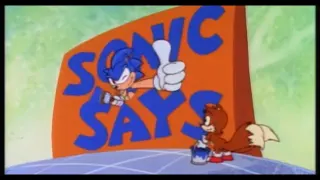 Sonic Says... (Adventures of Sonic the Hedgehog) meme card, rare rarity