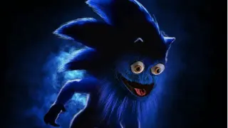 Sonic the Hedgehog Movie Poster Parodies meme card, common rarity
