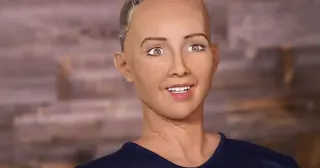 Carte meme Sophia the Robot, rareté commune