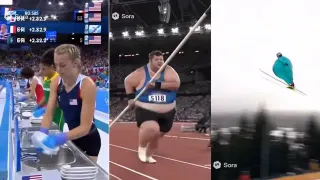 Sora 2 AI Olympic Games meme card, common rarity