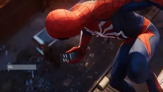 Spider-Man Texting meme card, common rarity