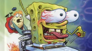 Carte meme SpongeBob Driving Crazy, rareté commune