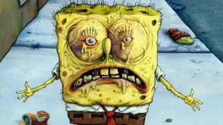 Carte meme SpongeBob Gross-Up, rareté commune