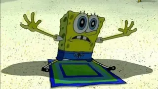 Carte meme SpongeBob Wait, rareté commune