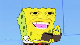 Carte meme SpongeBob’s Wallet, rareté rare
